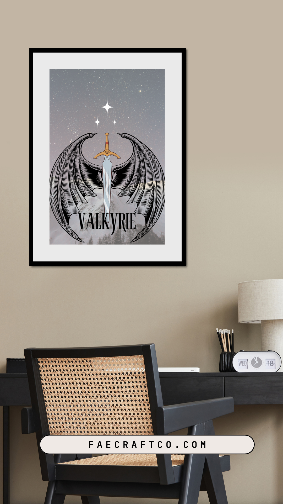 Valkyrie ACOTAR Inspired Print